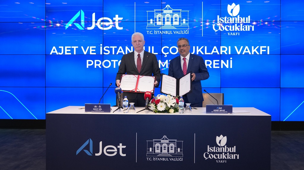 Vakfımız ile AJet Arasında İmzalanan Protokol ile Türkiye Yüzyılı Çocukları’na Ulaşım Desteği Verilecek