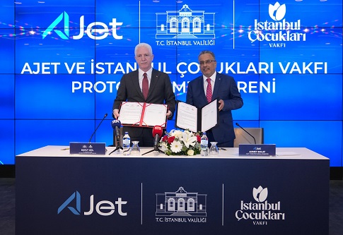 Vakfımız ile AJet Arasında İmzalanan Protokol ile Türkiye Yüzyılı Çocukları’na Ulaşım Desteği Verilecek